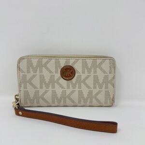 Michael Kors Signature MK Logo Fulton LG MLT Phone Wallet